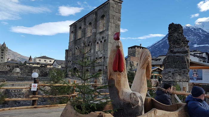 Wehnachtsmarkt in Aosta